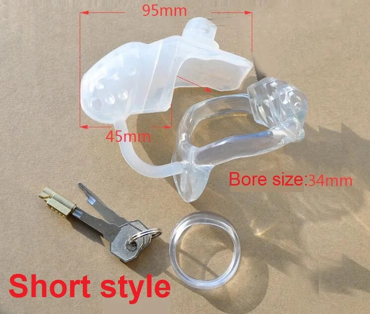 Soft Spiked Silicone Chastity Cage