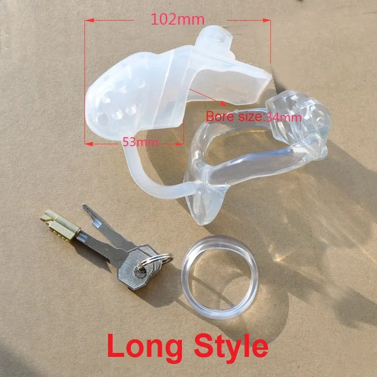 Soft Spiked Silicone Chastity Cage