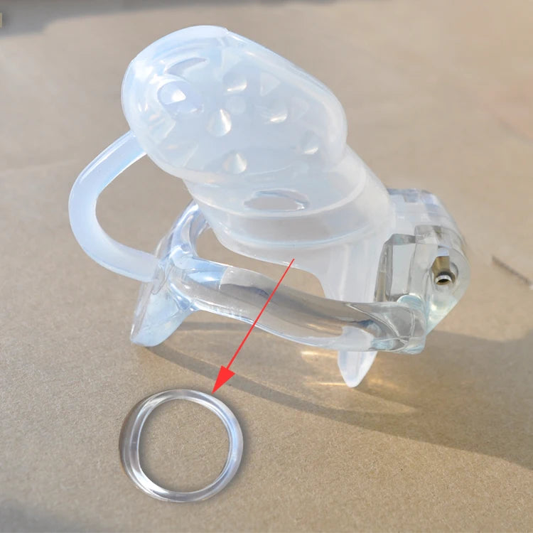 Soft Spiked Silicone Chastity Cage