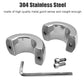 Stainless Steel Screw-on Barrel Ball Weights