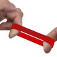 Red Stretchable Silicone Classic Erection Maintenance Ring
