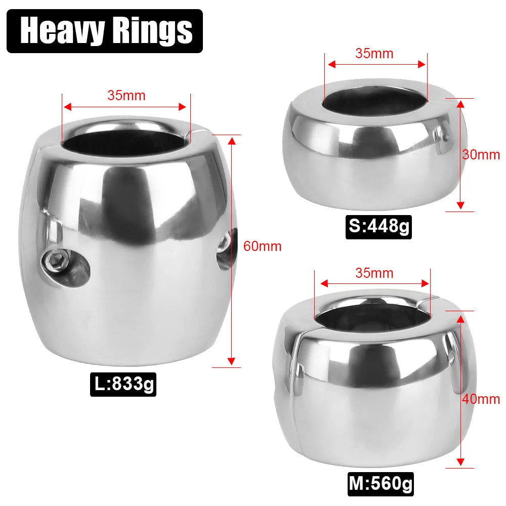 Stainless Steel Screw-on Barrel Ball Weights